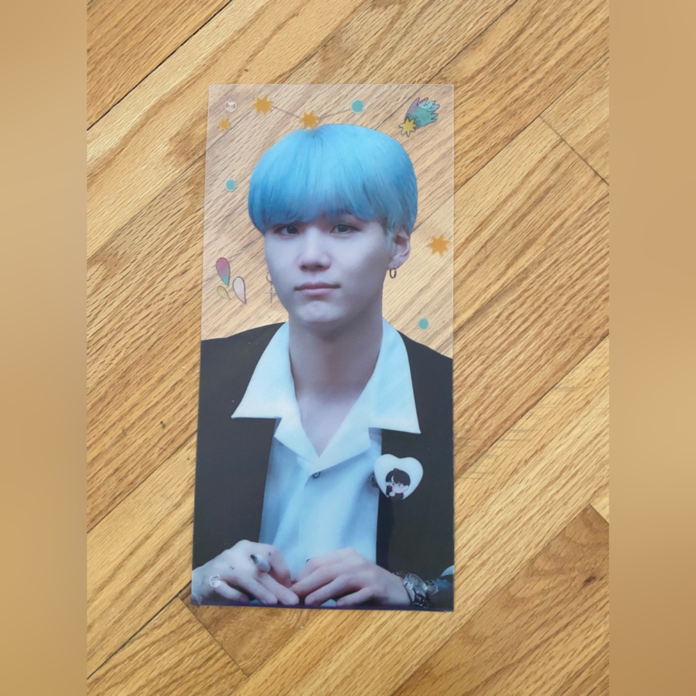 BTS transparent wall/window sign. Brand new.